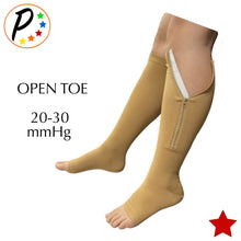 Load image into Gallery viewer, Custom Order - 20-30 mmHg Firm Zipper Compression Open/Closed Toe Mix &amp; Match - 2 Pairs