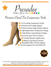 Load image into Gallery viewer, Premium Closed Toe 15-20 mmHg Moderate Sheer Compression Leg Socks