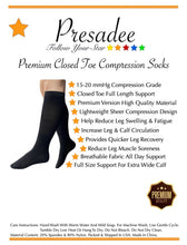 Load image into Gallery viewer, Premium Closed Toe 15-20 mmHg Moderate Sheer Compression Leg Socks