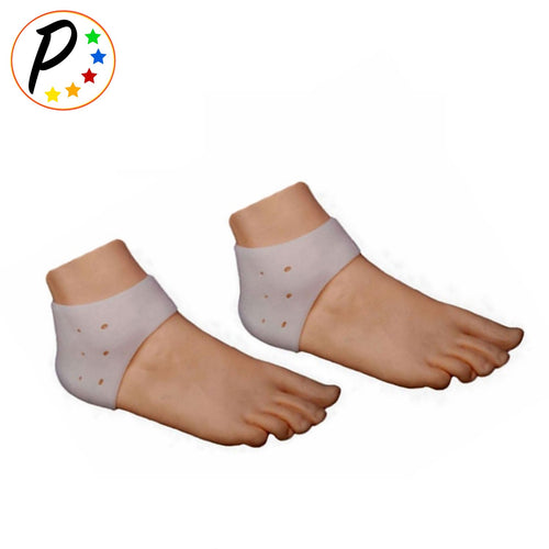 Foot Heel Plantar Fasciitis Gel Silicone Cushion With Breathable Air Support 1 Pair