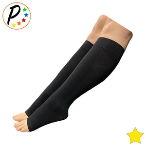 Traditional Open Toe 8-15 mmHg Mild Compression Leg Fatigue Circulation Socks