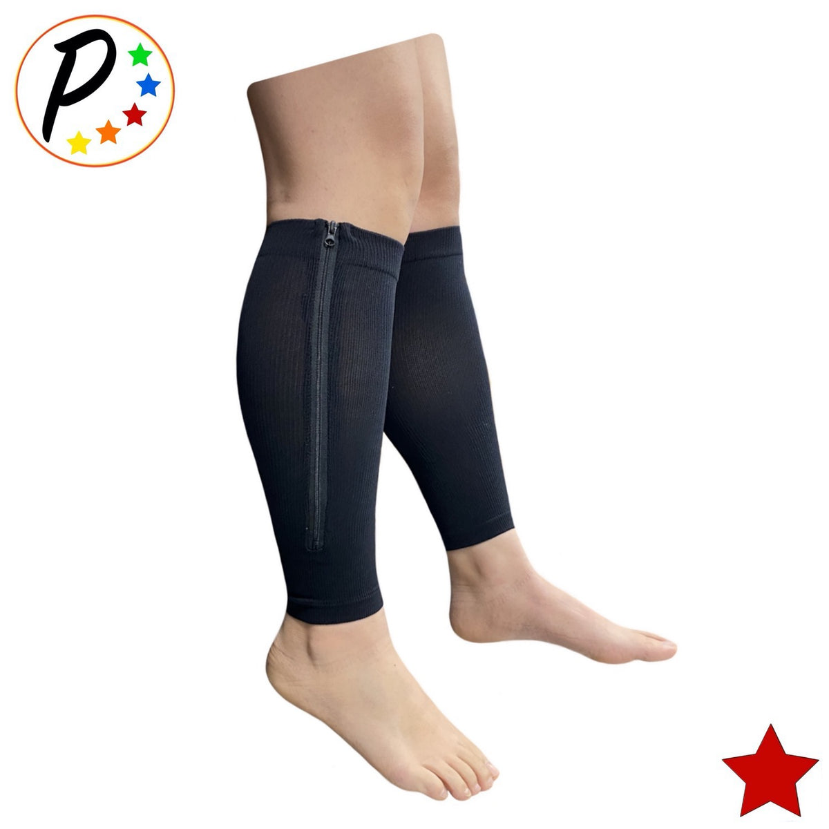 Hoshea Calf Compression Sleeves For Men & Women (20-30mmHg) - Leg