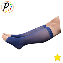 Load image into Gallery viewer, Open Toe Ultra Thin 8-15 mmHg Mild Sheer Compression Leg Shin Calf Socks 