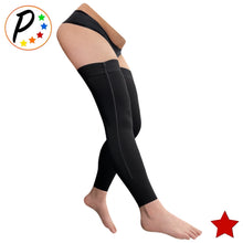 Load image into Gallery viewer, Footless Thigh High 20-30 mmHg Firm Compression Stocking Sleeve With YKK Zipper
