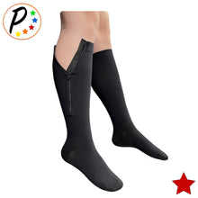Load image into Gallery viewer, Original Closed Toe 20-30 mmHg Firm Compression Leg Calf With YKK Zipper Socks