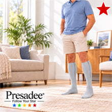 Load image into Gallery viewer, Original Grey Closed Toe 20-30 mmHg Firm Compression Leg Swelling Circulation Zipper Socks