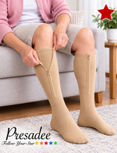 Load image into Gallery viewer, Hybrid Closed Toe 20-30 mmHg Firm Compression Full Fabric Zipper Socks