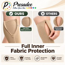 Load image into Gallery viewer, Hybrid Closed Toe 20-30 mmHg Firm Compression Full Fabric Zipper Socks
