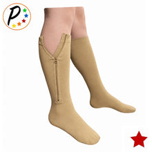 Load image into Gallery viewer, Original Closed Toe 20-30 mmHg Firm Compression Leg Calf With YKK Zipper Socks