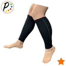 Load image into Gallery viewer, Footless 15-20 mmHg Moderate Compression Leg Circulation Calf Sleeve With Zipper