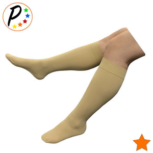 (Petite) Traditional Closed Toe 15-20 mmHg Moderate Compression Leg Calf Socks
