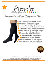 Load image into Gallery viewer, Traditional Closed Toe Premium Sheer 15-20 mmHg Moderate Compression Leg Socks