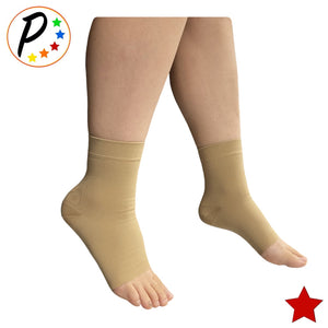 Open Toe 20-30 mmHg Firm Compression Foot Swelling Circulation Ankle Sleeves