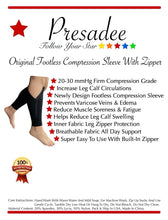 Load image into Gallery viewer, Original Footless 20-30 mmHg Firm Compression Leg Circulation Shin Calf Sleeve With Zipper