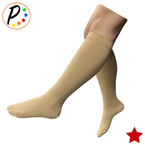(BIG & TALL) Traditional Closed Toe 20-30 mmHg Compression Leg Calf Swelling Socks