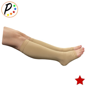 (BIG & TALL) Traditional Open Toe 20-30 mmHg Compression Leg Calf Swelling Socks