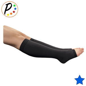 Traditional Open Toe 30-40 mmHg X-Firm Compression Calf Circulation Leg Swelling Socks