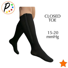 Load image into Gallery viewer, Custom Order - 15-20 &amp; 20-30 mmHg Zipper Compression Open/Closed Toe Mix &amp; Match - 2 Pairs