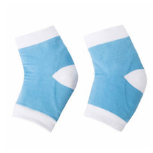 Load image into Gallery viewer, Foot Ankle Built-In Gel Moisturizing Soften Heel Sock Blue - FREE