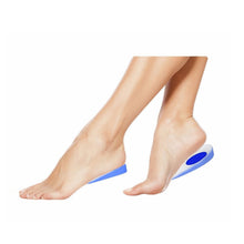 Load image into Gallery viewer, Foot Ankle Heel Cup Gel Silicone Shock Absorbing Cushion Support Blue - FREE