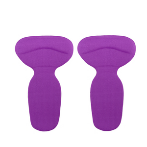 Heel Grip Shoe Insert Cushion Pad Anti-Slip Adhesive Foot Protection Purple - FREE