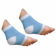 Load image into Gallery viewer, Foot Ankle Built-In Gel Moisturizing Soften Heel Sock Blue - FREE