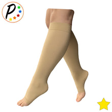 Load image into Gallery viewer, Traditional Open Toe 8-15 mmHg Mild Compression Leg Fatigue Circulation Socks