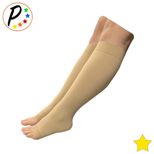 Traditional Open Toe 8-15 mmHg Mild Compression Leg Fatigue Circulation Socks