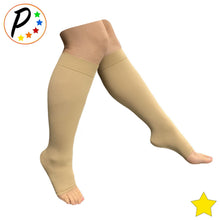 Load image into Gallery viewer, (BIG &amp; TALL) Traditional Open Toe 8-15 mmHg Mild Compression Leg Circulation Socks