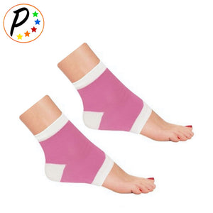 Foot Ankle Built-In Gel Moisturizing Soften Heel Socks - 1 Pair