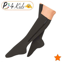 Load image into Gallery viewer, Kid&#39;s Edition Open Toe/Closed Toe 15-20 mmHg Moderate Compression Zipper Socks