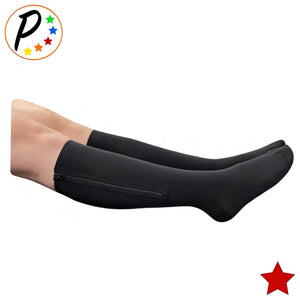(Petite) Original Closed Toe 20-30 mmHg Firm Zipper Compression Leg Calf Socks