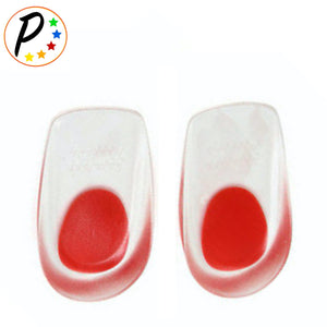 Foot Ankle Heel Cup Gel Silicone Shock Absorbing Cushion Support 1 Pair