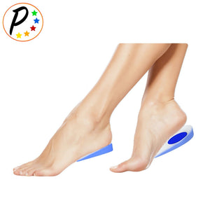 Foot Ankle Heel Cup Gel Silicone Shock Absorbing Cushion Support 1 Pair